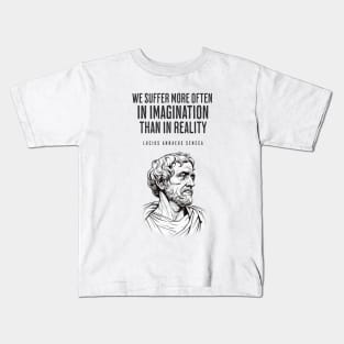 Lucius Annaeus Seneca Quote Kids T-Shirt